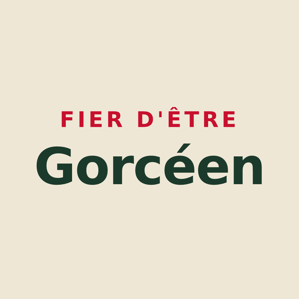 Tote bag « Fier d'être Gorcéen » — design pour Gorcy