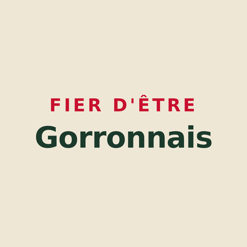 Tote bag « Fier d'être Gorronnais » — design pour Gorron