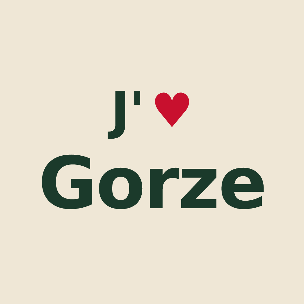 Tote bag personnalisé Gorze — design J'aime Gorze