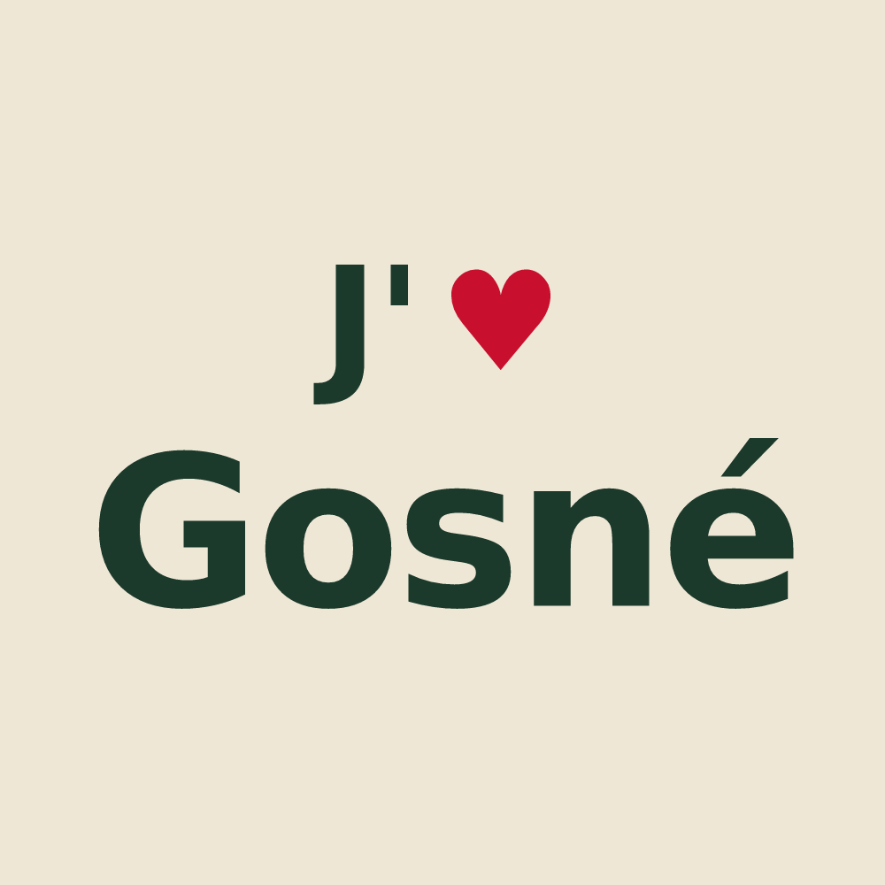 Tote bag personnalisé Gosné — design J'aime Gosné
