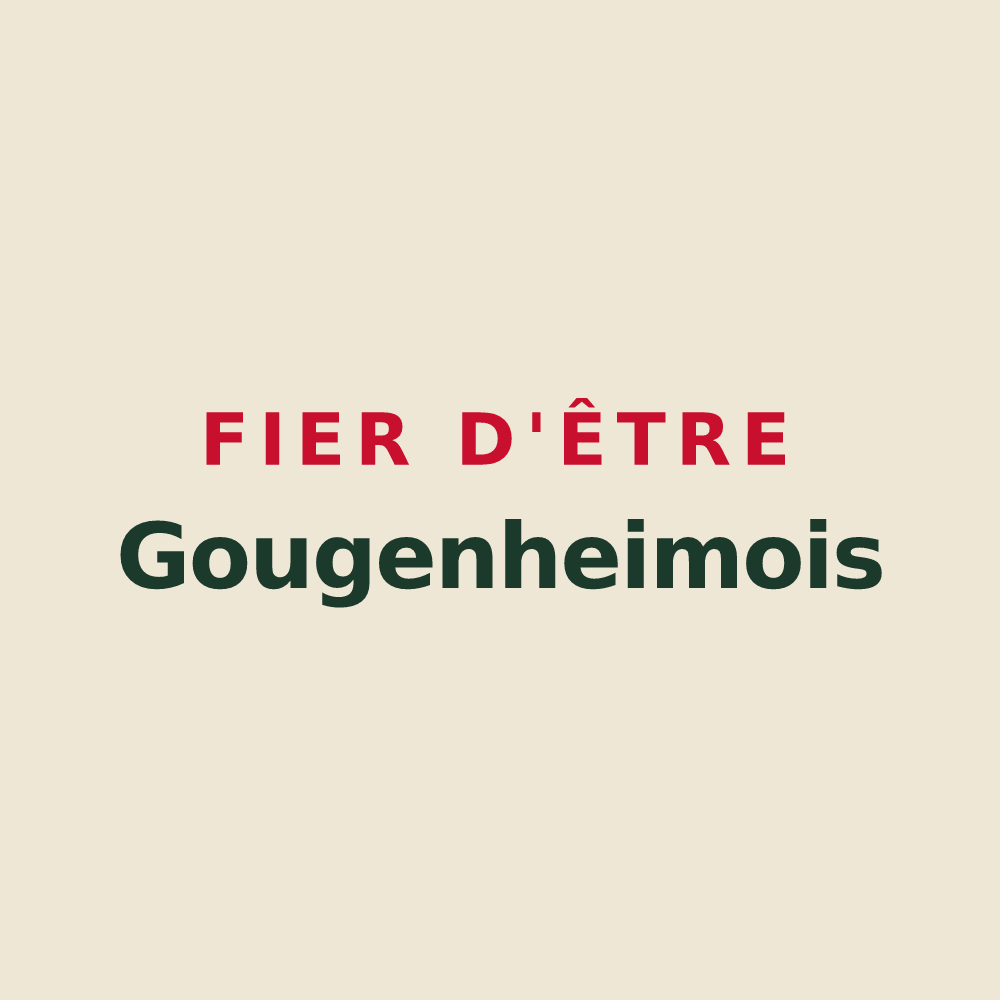 Tote bag « Fier d'être Gougenheimois » — design pour Gougenheim