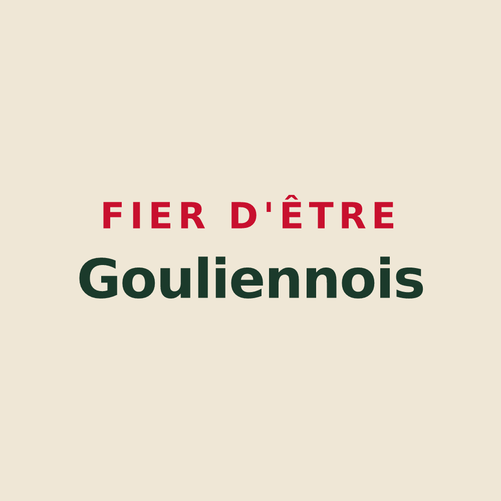 Tote bag « Fier d'être Gouliennois » — design pour Goulien