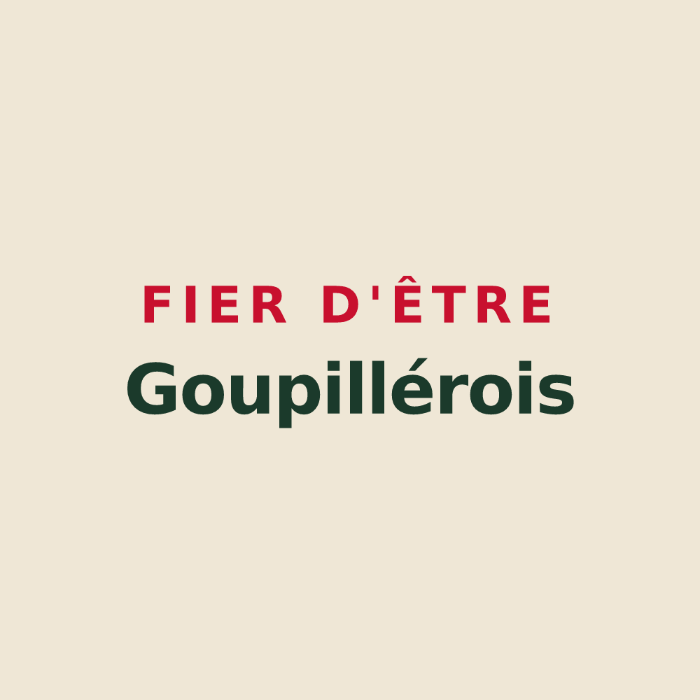 Tote bag « Fier d'être Goupillérois » — design pour Goupil-Othon