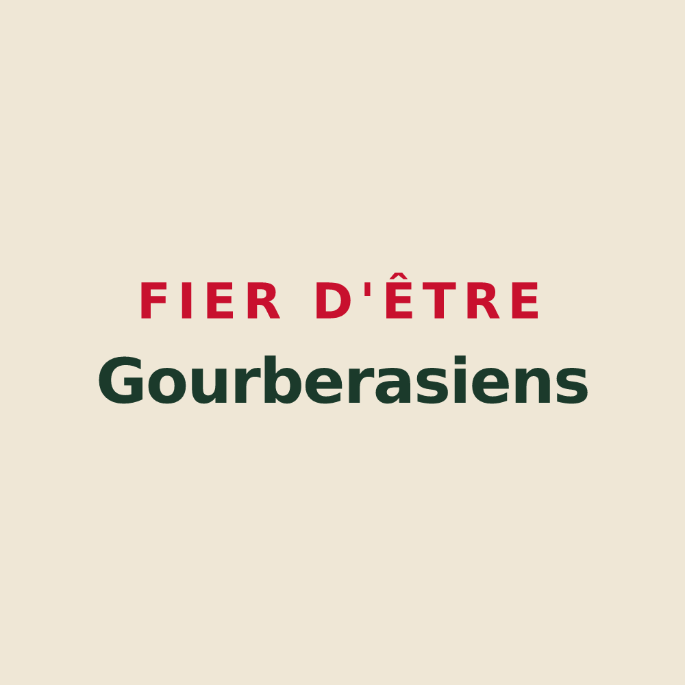 Tote bag « Fier d'être Gourberasiens » — design pour Gourbera