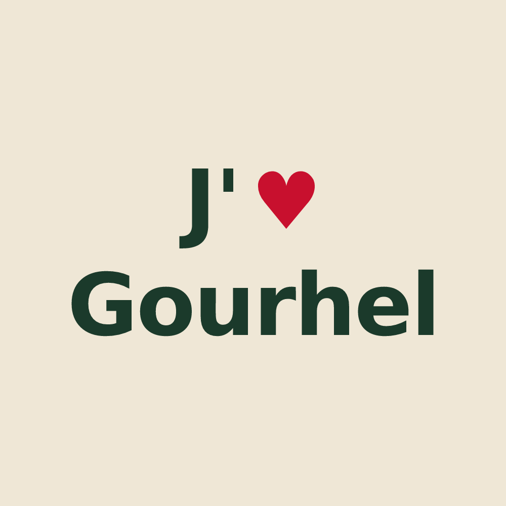 Tote bag personnalisé Gourhel — design J'aime Gourhel