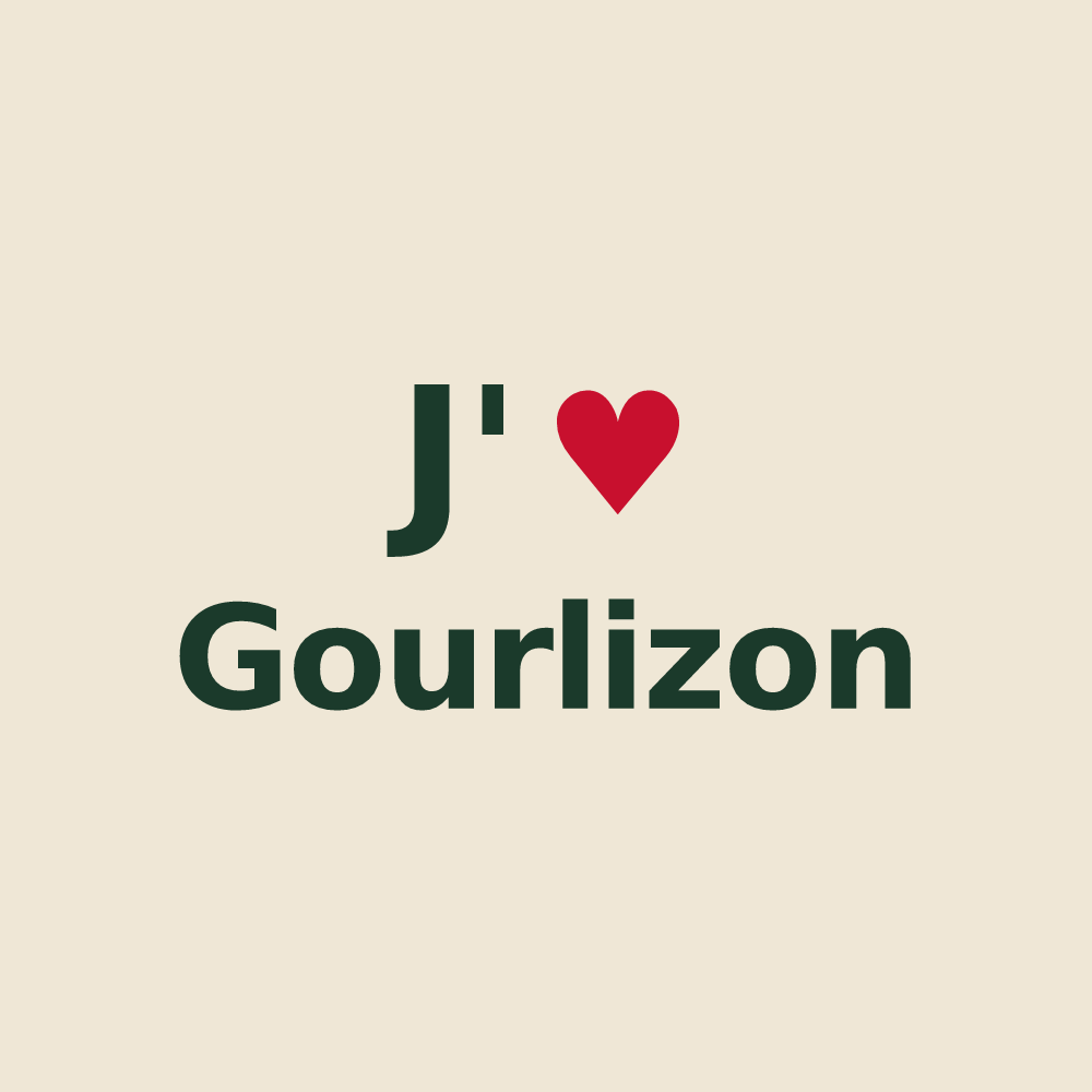 Tote bag personnalisé Gourlizon — design J'aime Gourlizon