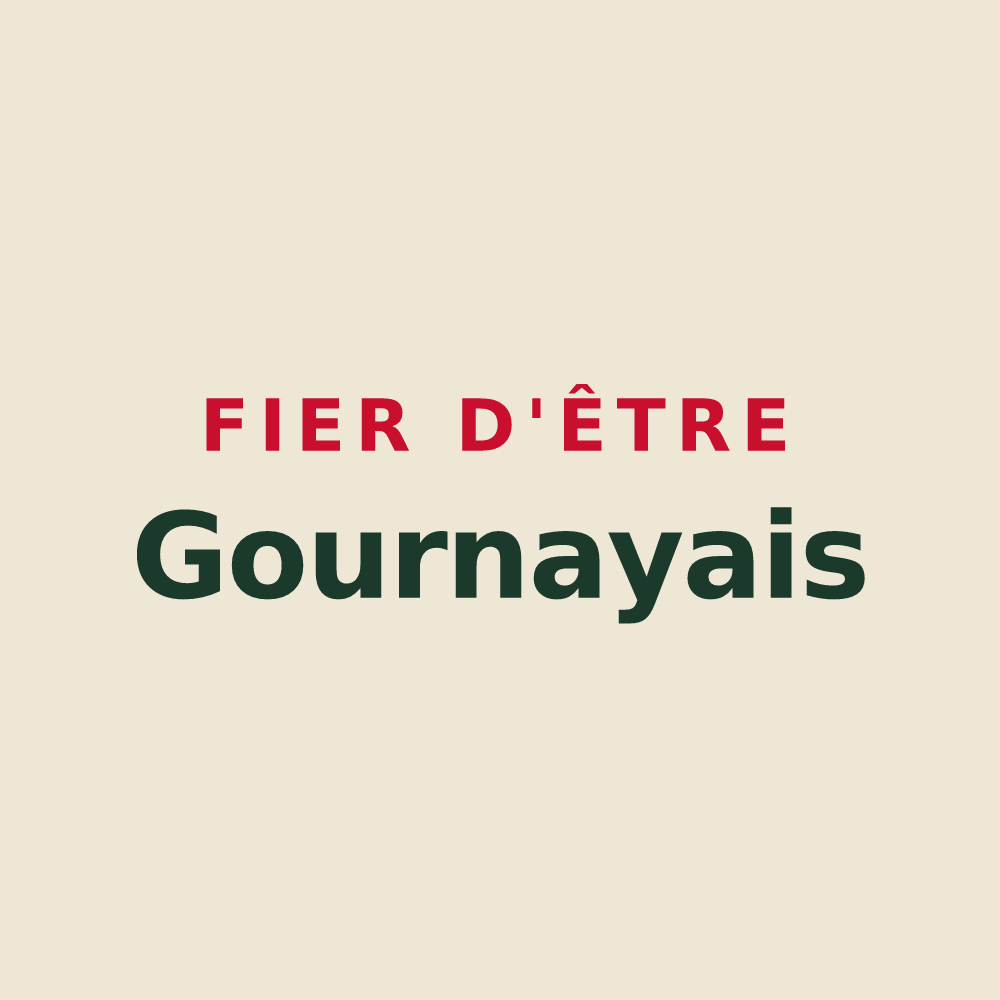 Tote bag « Fier d'être Gournayais » — design pour Gournay-le-Guérin