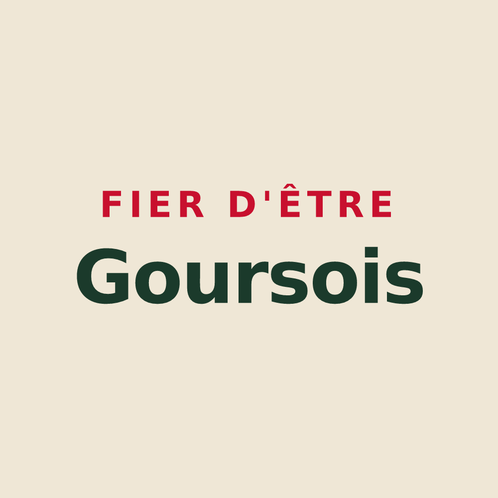 Tote bag « Fier d'être Goursois » — design pour Gours