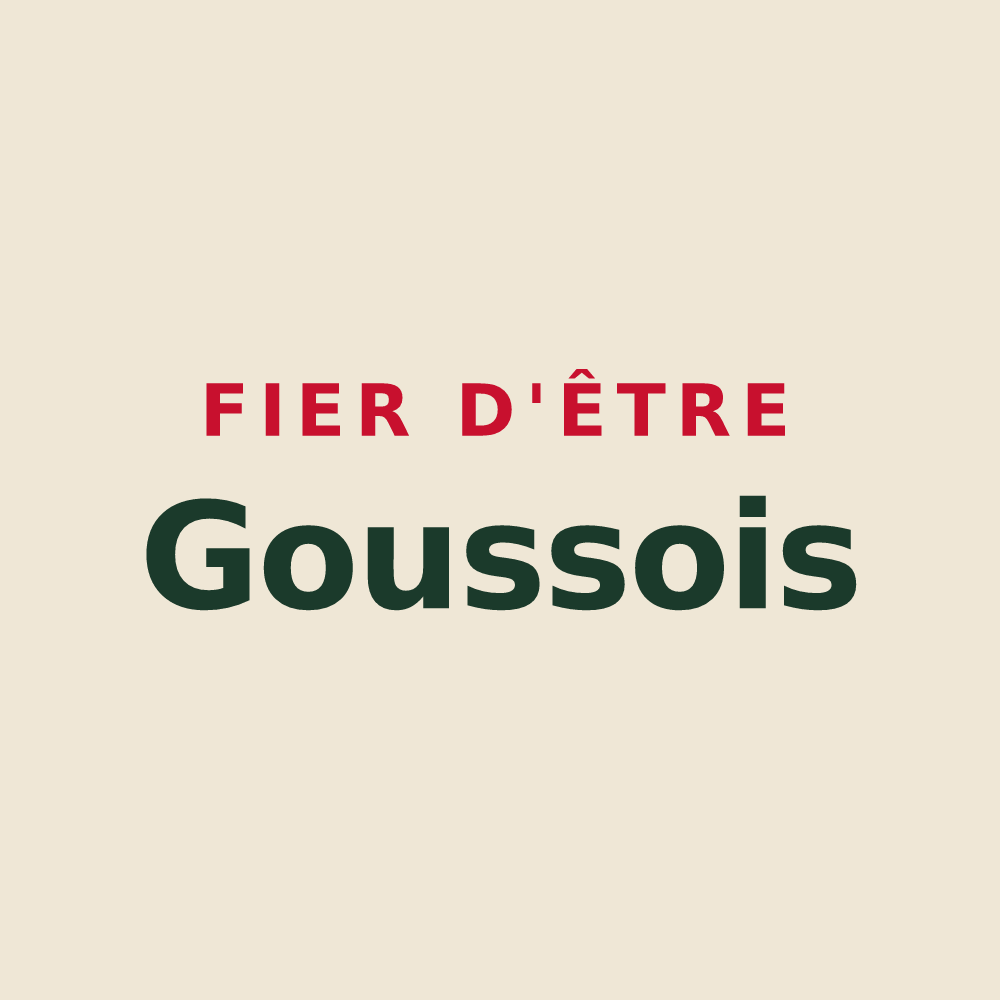 Tote bag « Fier d'être Goussois » — design pour Gousse