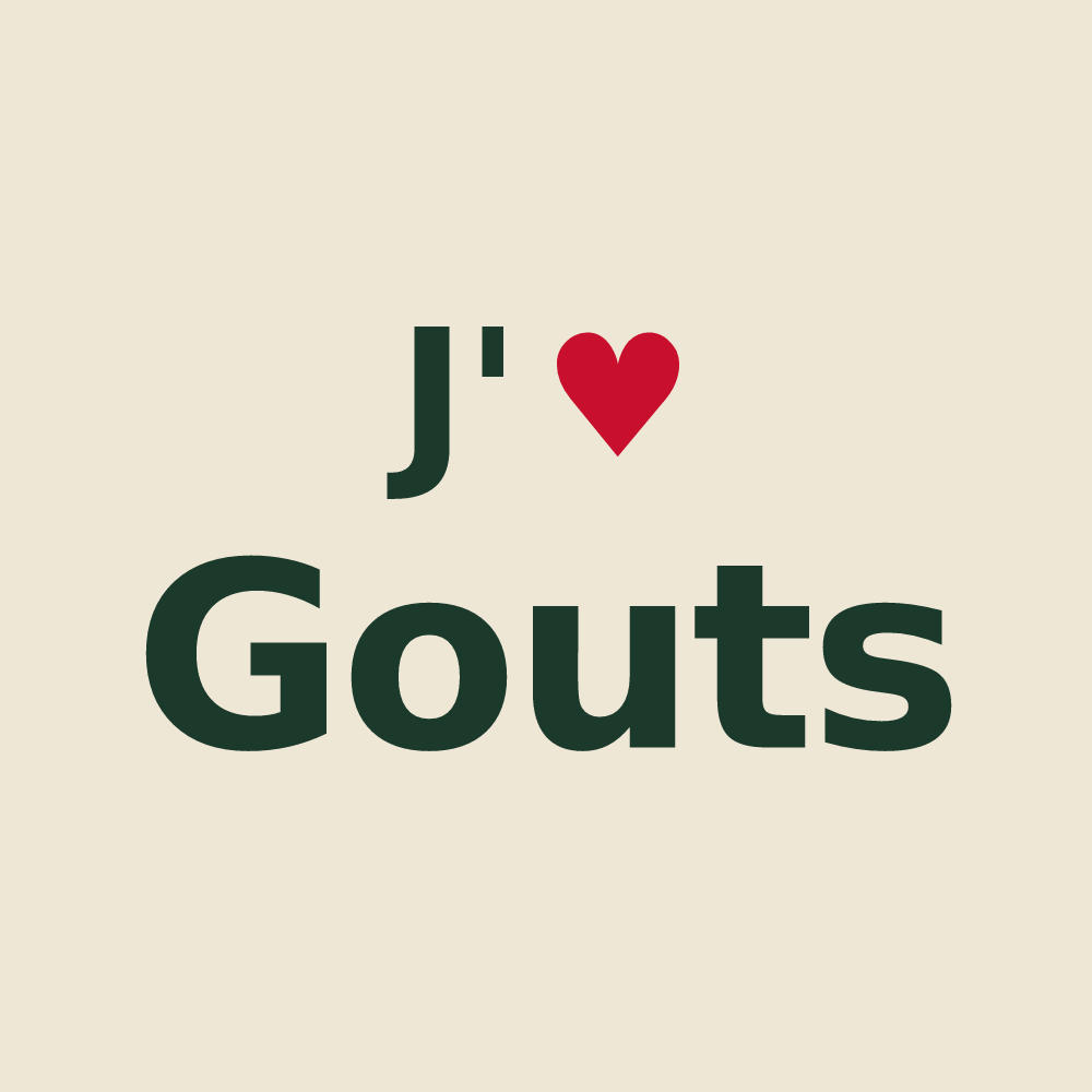 Tote bag personnalisé Gouts — design J'aime Gouts