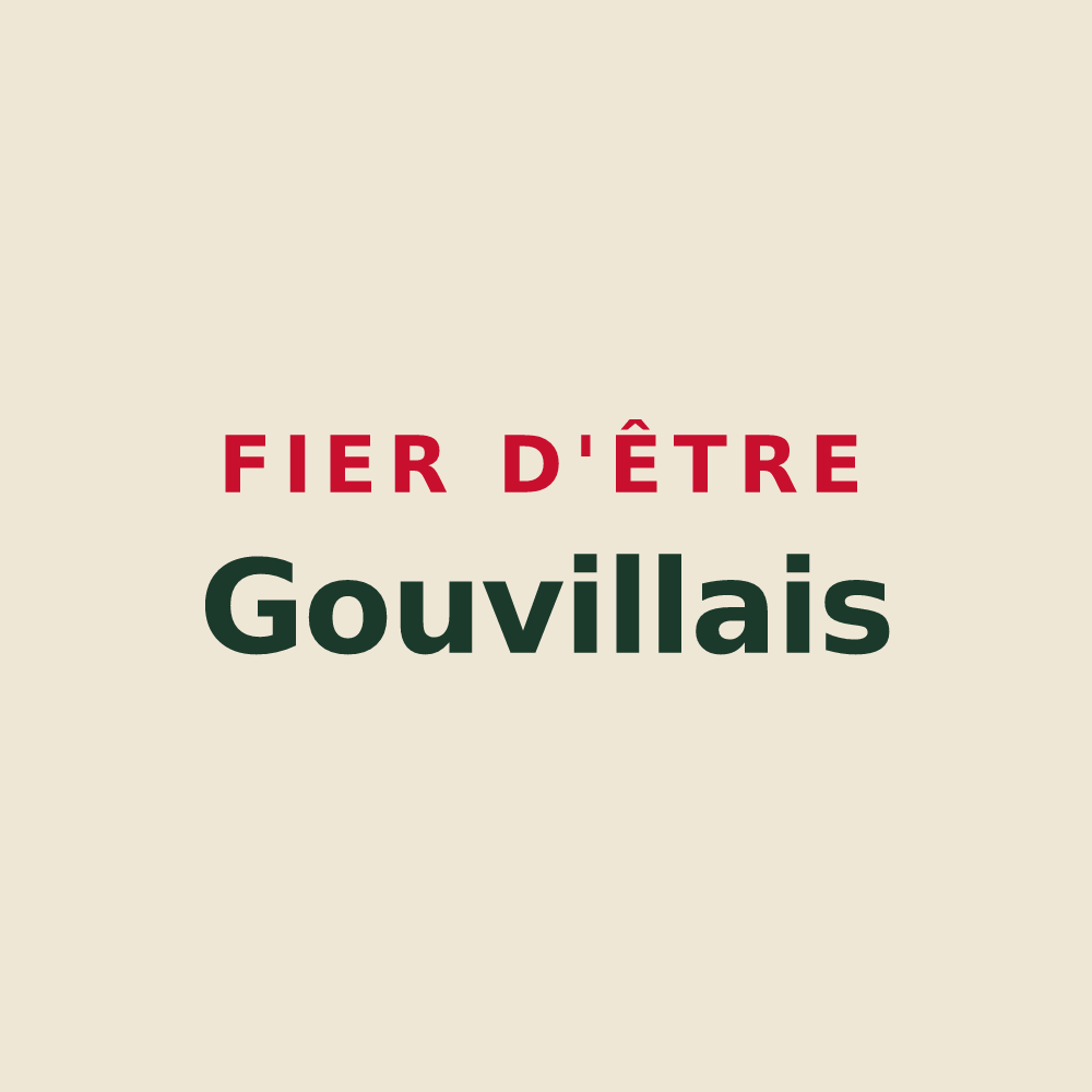 Tote bag « Fier d'être Gouvillais » — design pour Gouville-sur-Mer