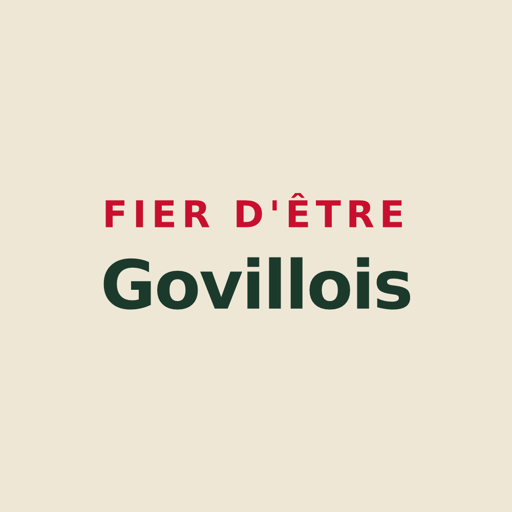 Tote bag « Fier d'être Govillois » — design pour Goviller