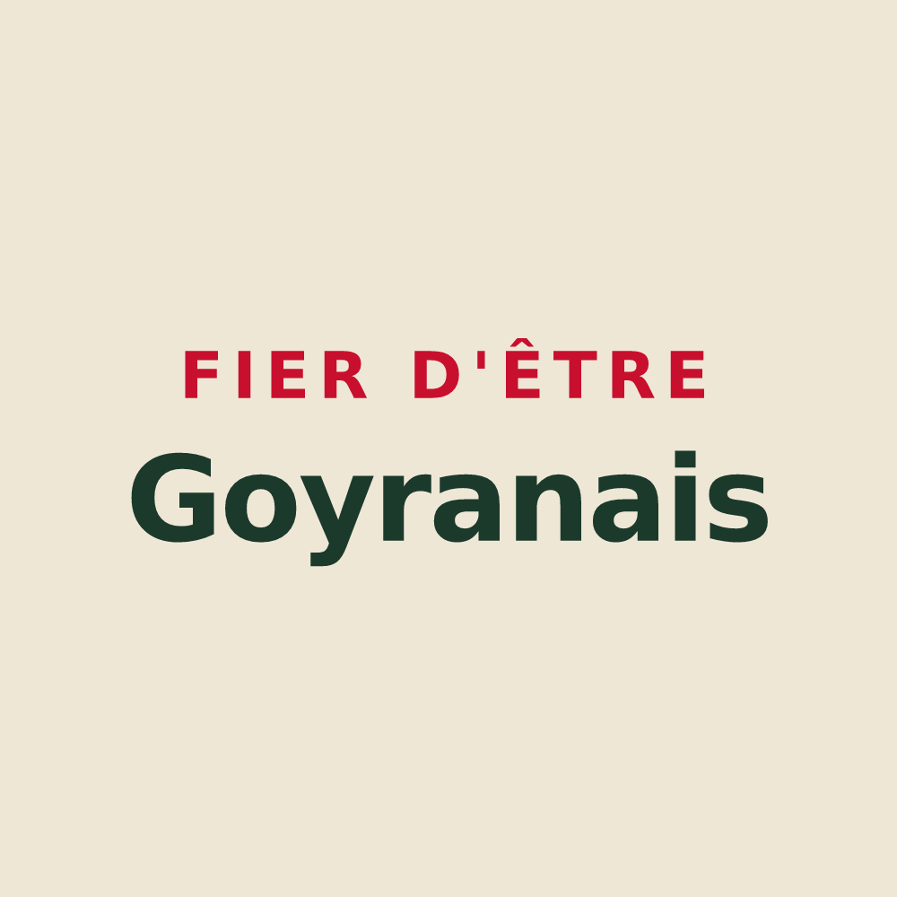 Tote bag « Fier d'être Goyranais » — design pour Goyrans