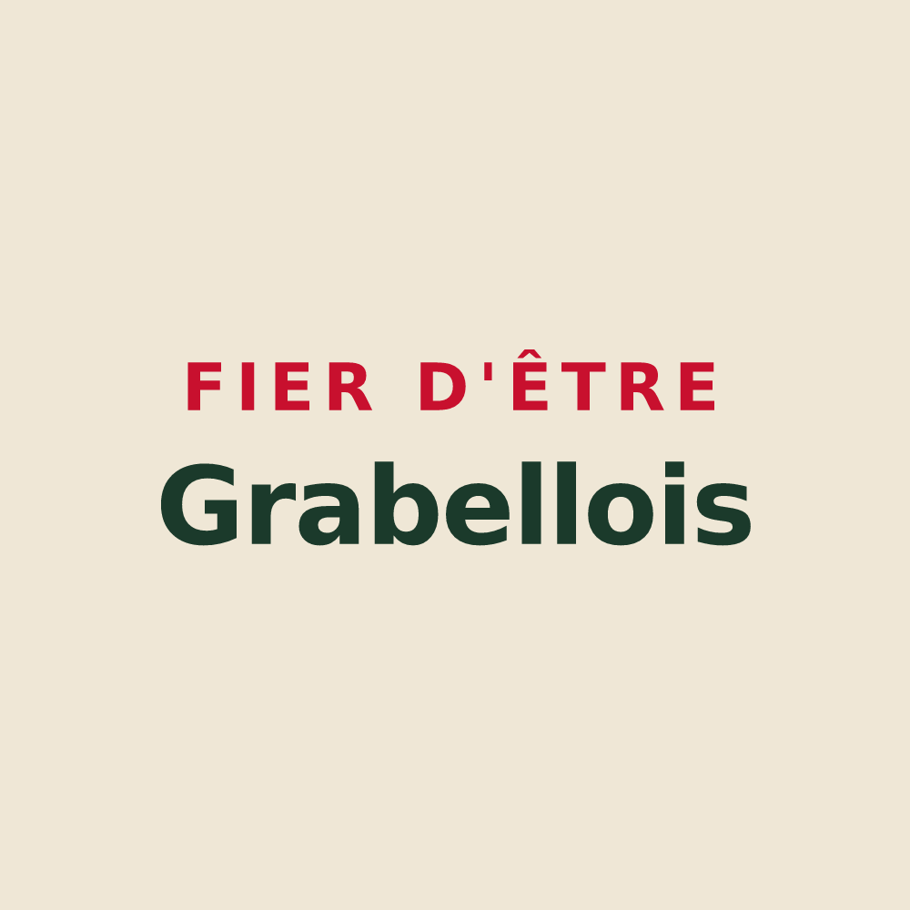 Tote bag « Fier d'être Grabellois » — design pour Grabels