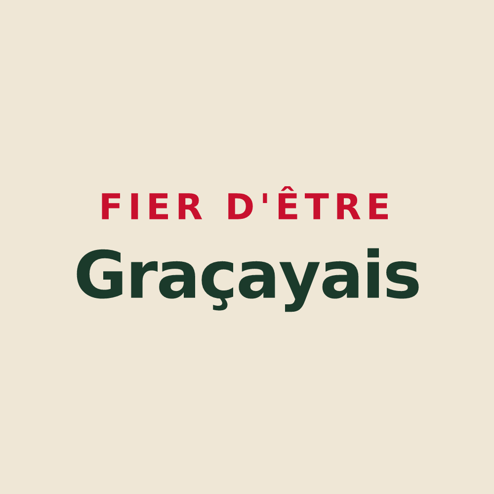 Tote bag « Fier d'être Graçayais » — design pour Graçay