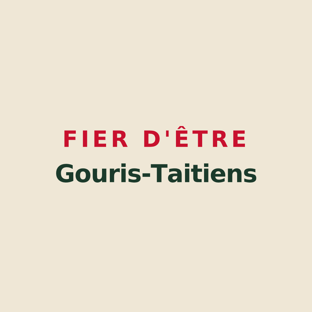 Tote bag « Fier d'être Gouris-Taitiens » — design pour Graffigny-Chemin