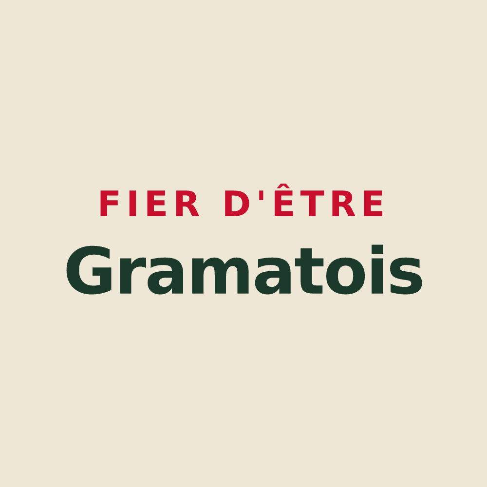 Tote bag « Fier d'être Gramatois » — design pour Gramat