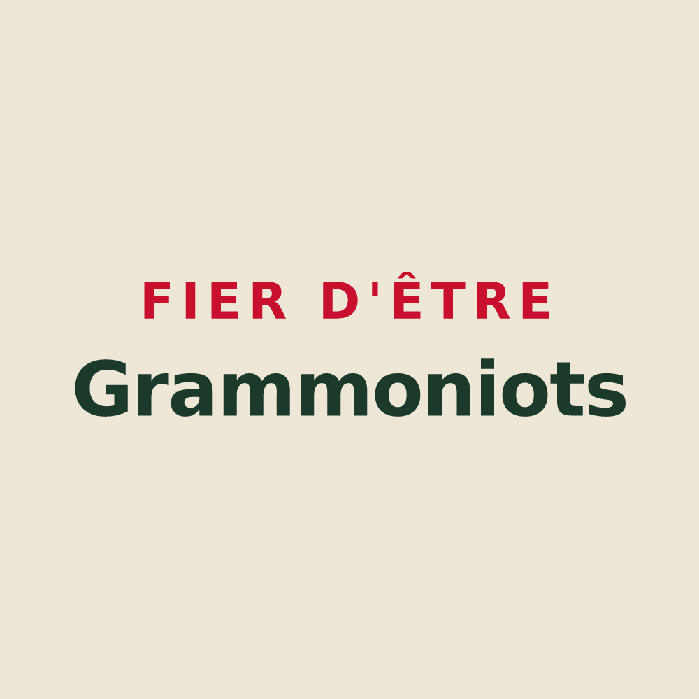Tote bag « Fier d'être Grammoniots » — design pour Grammond