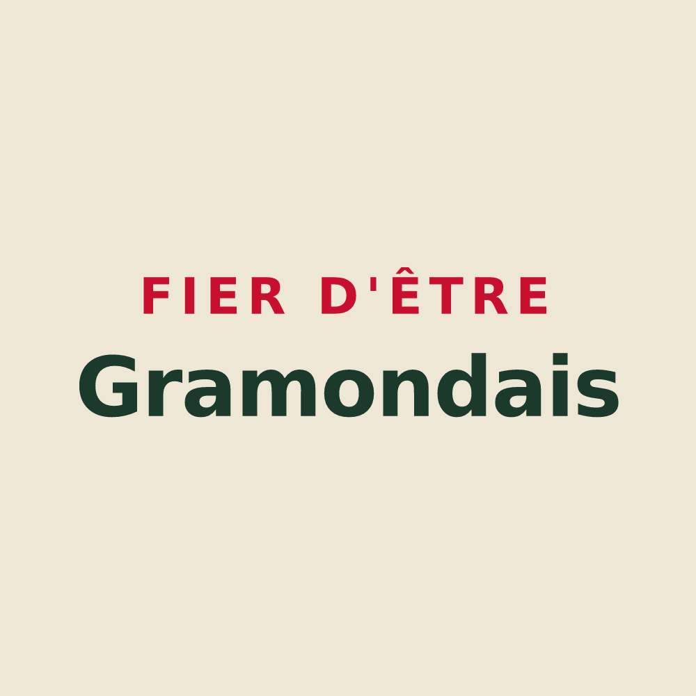 Tote bag « Fier d'être Gramondais » — design pour Gramond