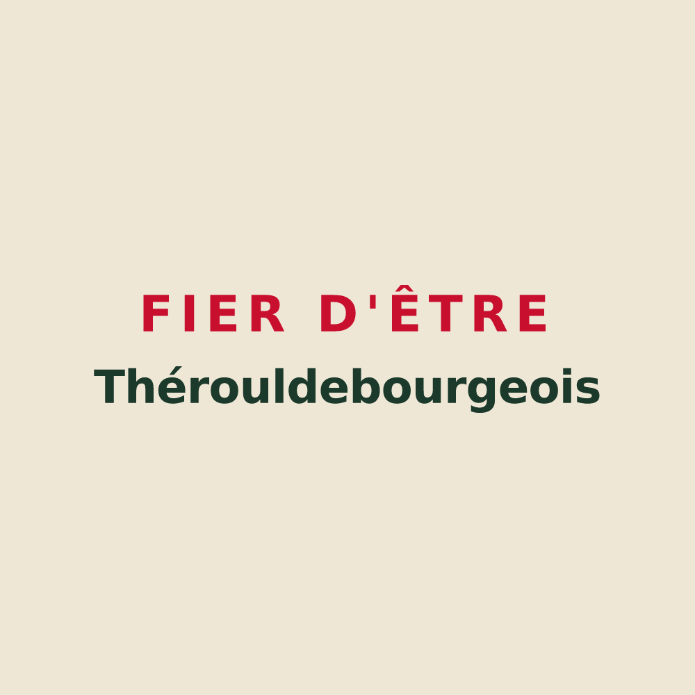 Tote bag « Fier d'être Thérouldebourgeois » — design pour Grand Bourgtheroulde