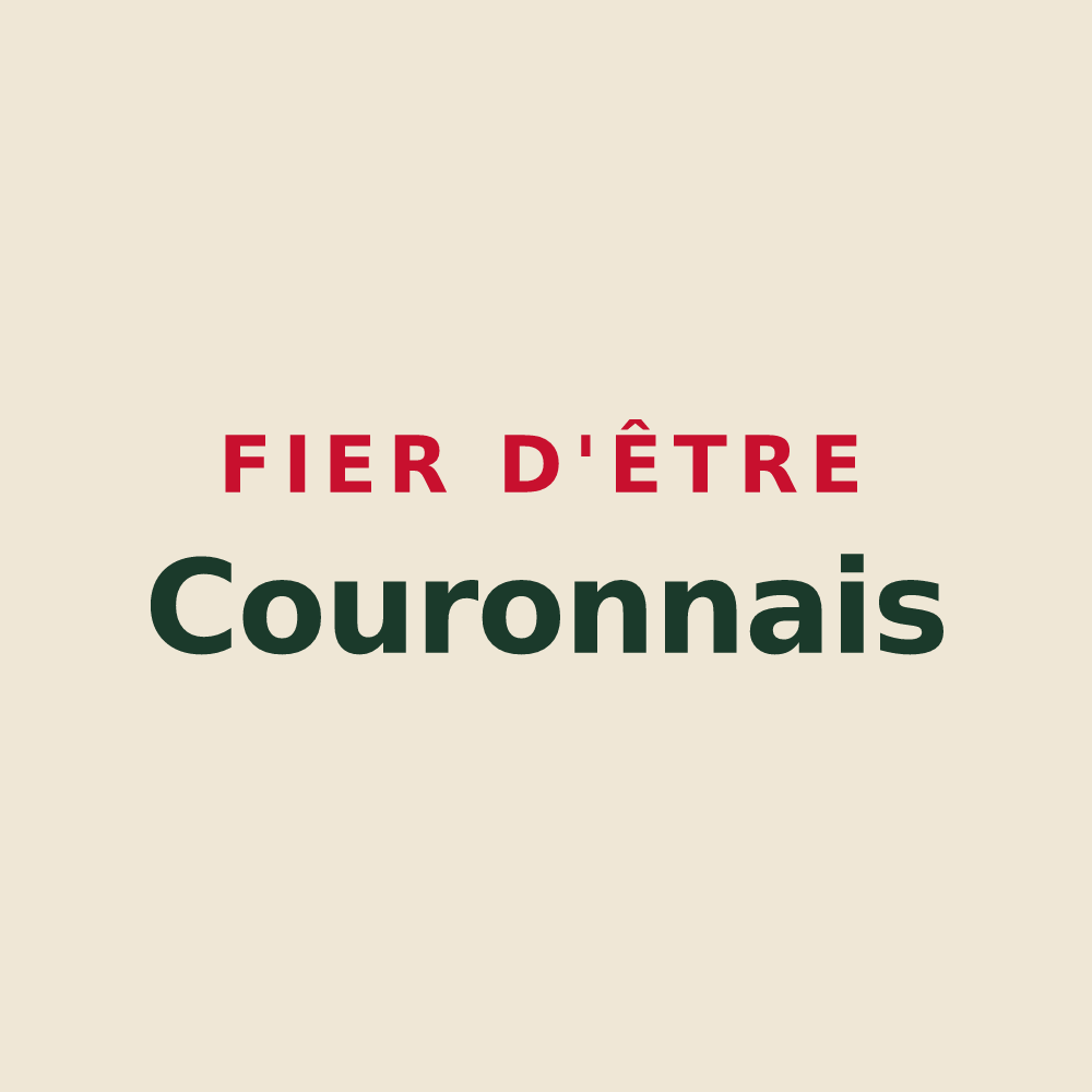 Tote bag « Fier d'être Couronnais » — design pour Grand-Couronne