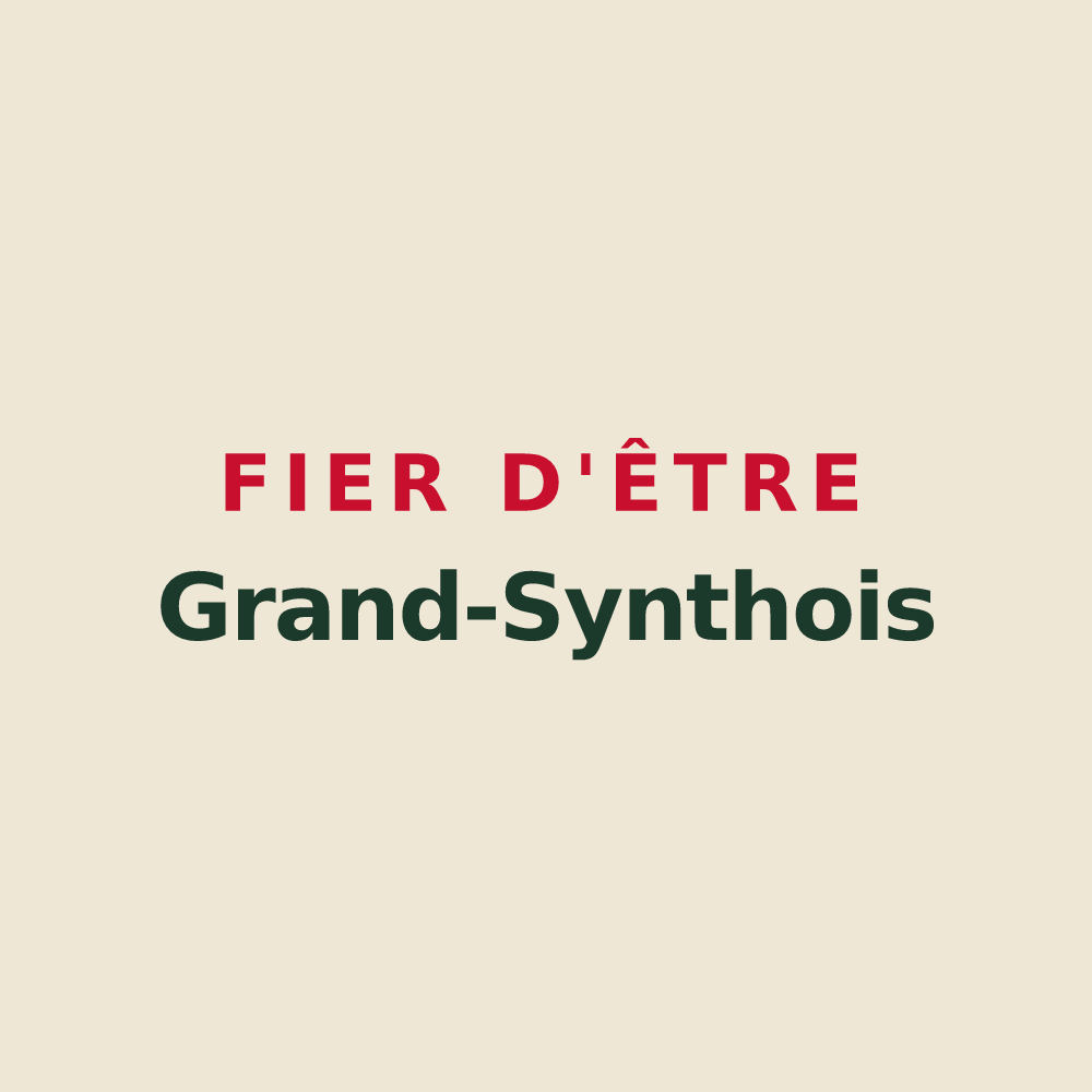 Tote bag « Fier d'être Grand-Synthois » — design pour Grande-Synthe
