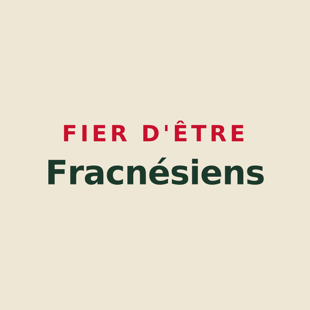 Tote bag « Fier d'être Fracnésiens » — design pour Grandfresnoy