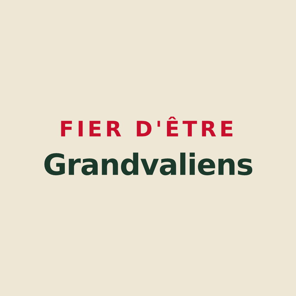 Tote bag « Fier d'être Grandvaliens » — design pour Grandvals