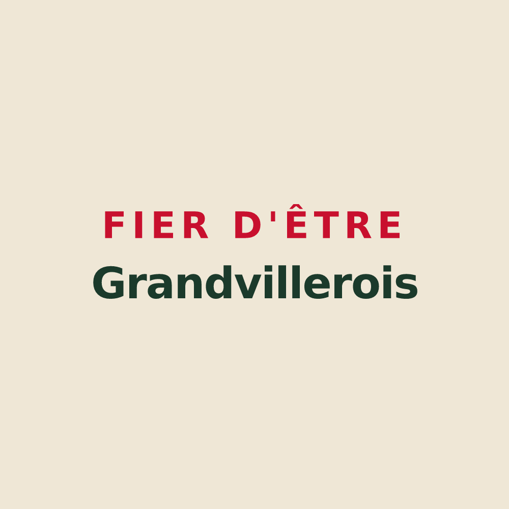 Tote bag « Fier d'être Grandvillerois » — design pour Grandvillers