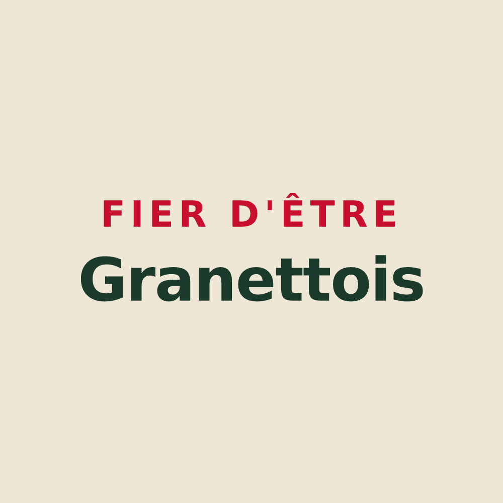 Tote bag « Fier d'être Granettois » — design pour Granès