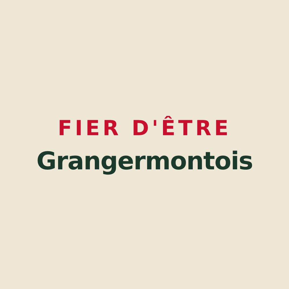 Tote bag « Fier d'être Grangermontois » — design pour Grangermont