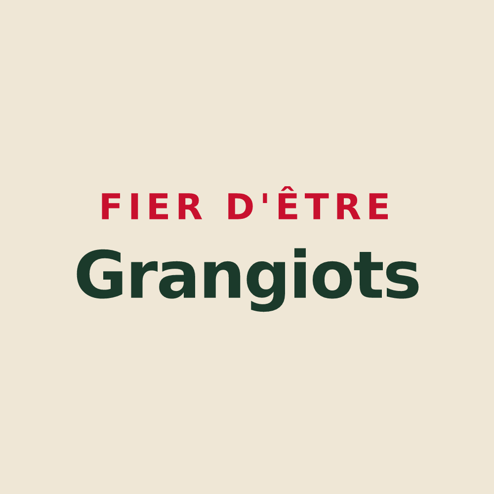 Tote bag « Fier d'être Grangiots » — design pour Granges-sur-Aube