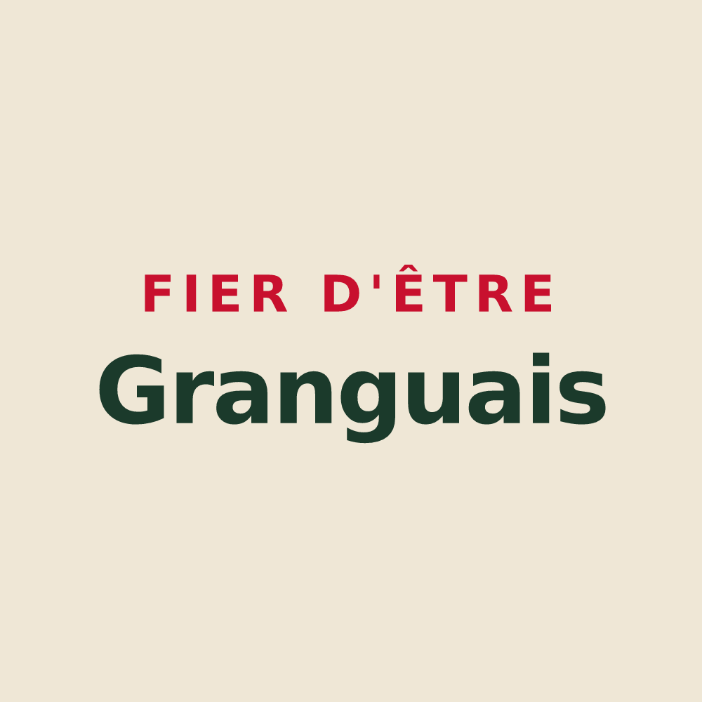 Tote bag « Fier d'être Granguais » — design pour Grangues
