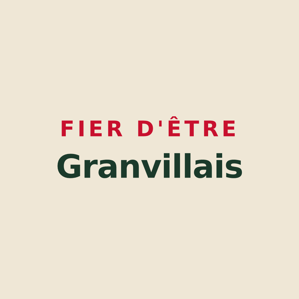 Tote bag « Fier d'être Granvillais » — design pour Granville