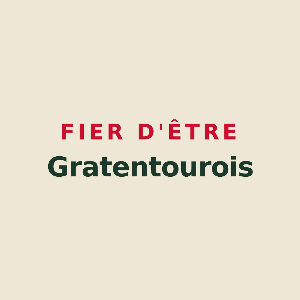 Tote bag « Fier d'être Gratentourois » — design pour Gratentour