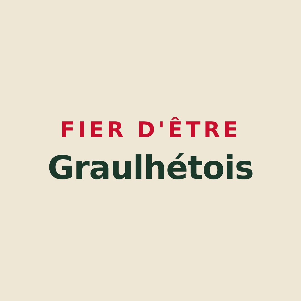 Tote bag « Fier d'être Graulhétois » — design pour Graulhet
