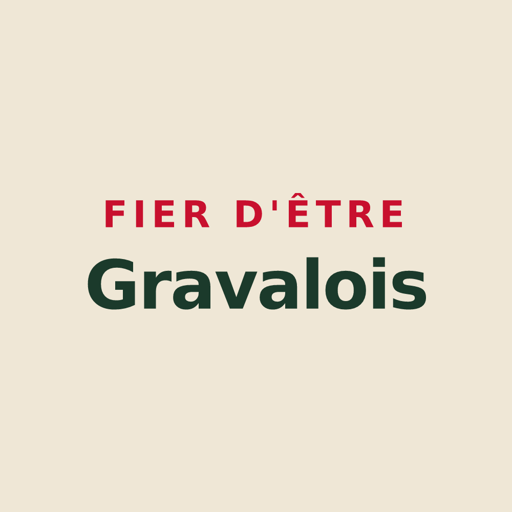 Tote bag « Fier d'être Gravalois » — design pour Graval