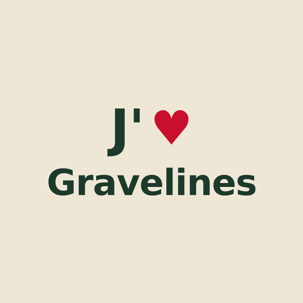 Tote bag personnalisé Gravelines — design J'aime Gravelines