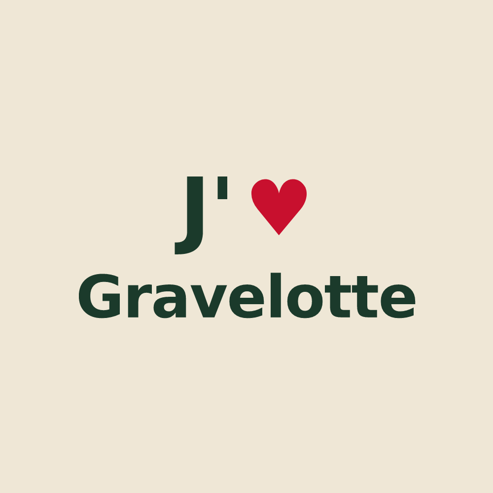 Tote bag personnalisé Gravelotte — design J'aime Gravelotte