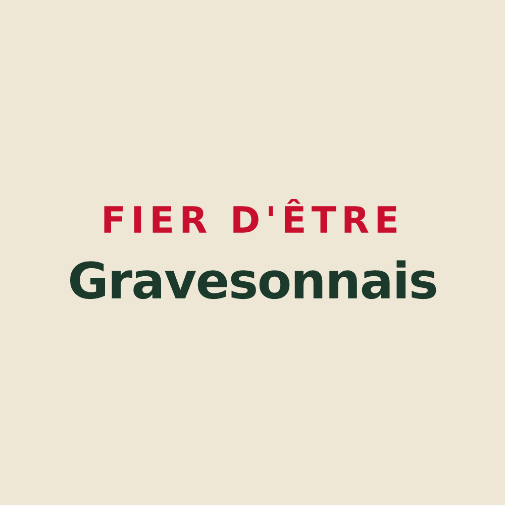 Tote bag « Fier d'être Gravesonnais » — design pour Graveson