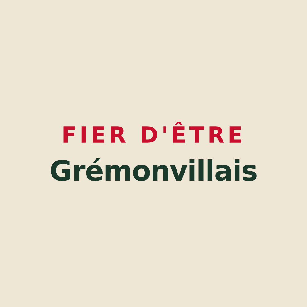 Tote bag « Fier d'être Grémonvillais » — design pour Grémonville