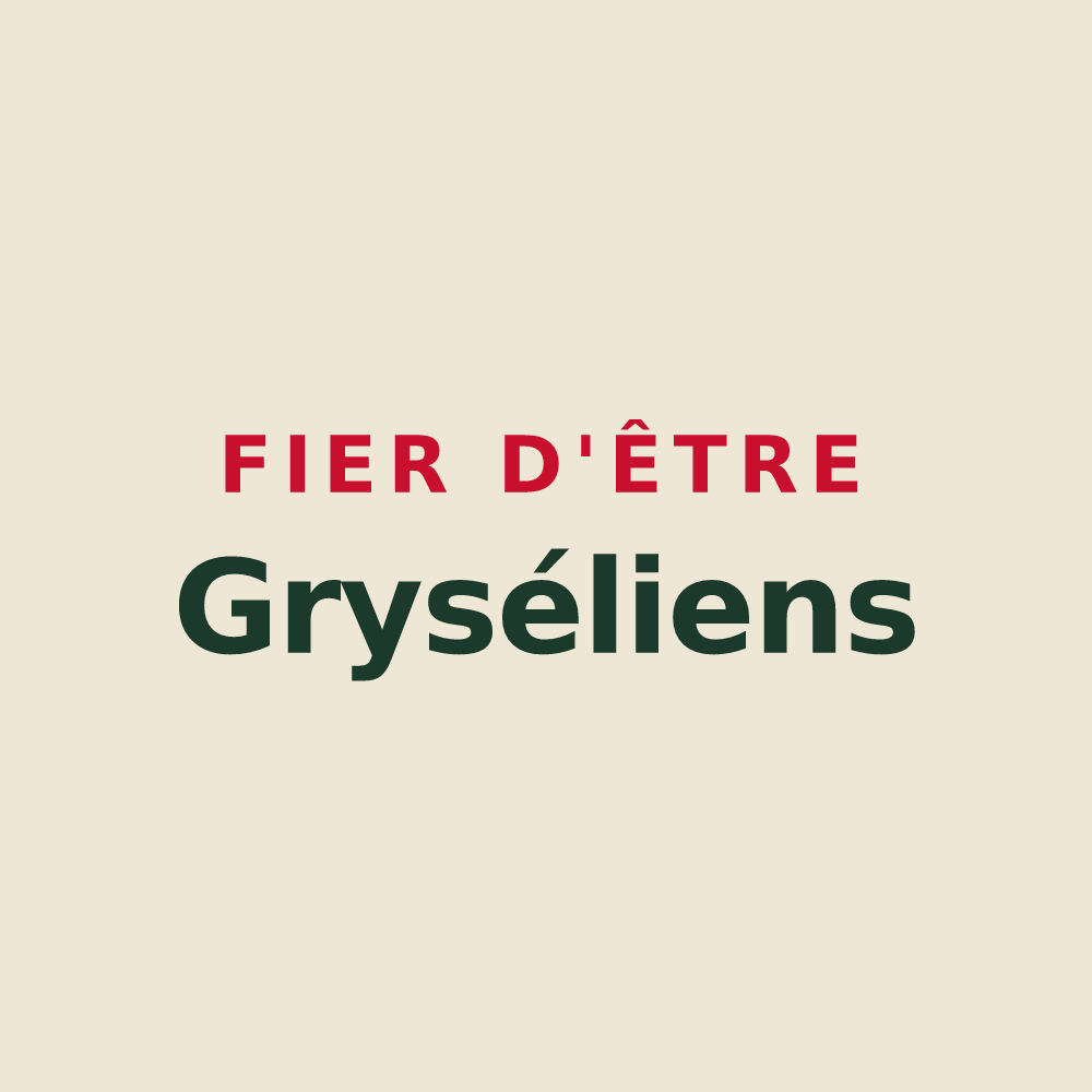 Tote bag « Fier d'être Gryséliens » — design pour Gréoux-les-Bains