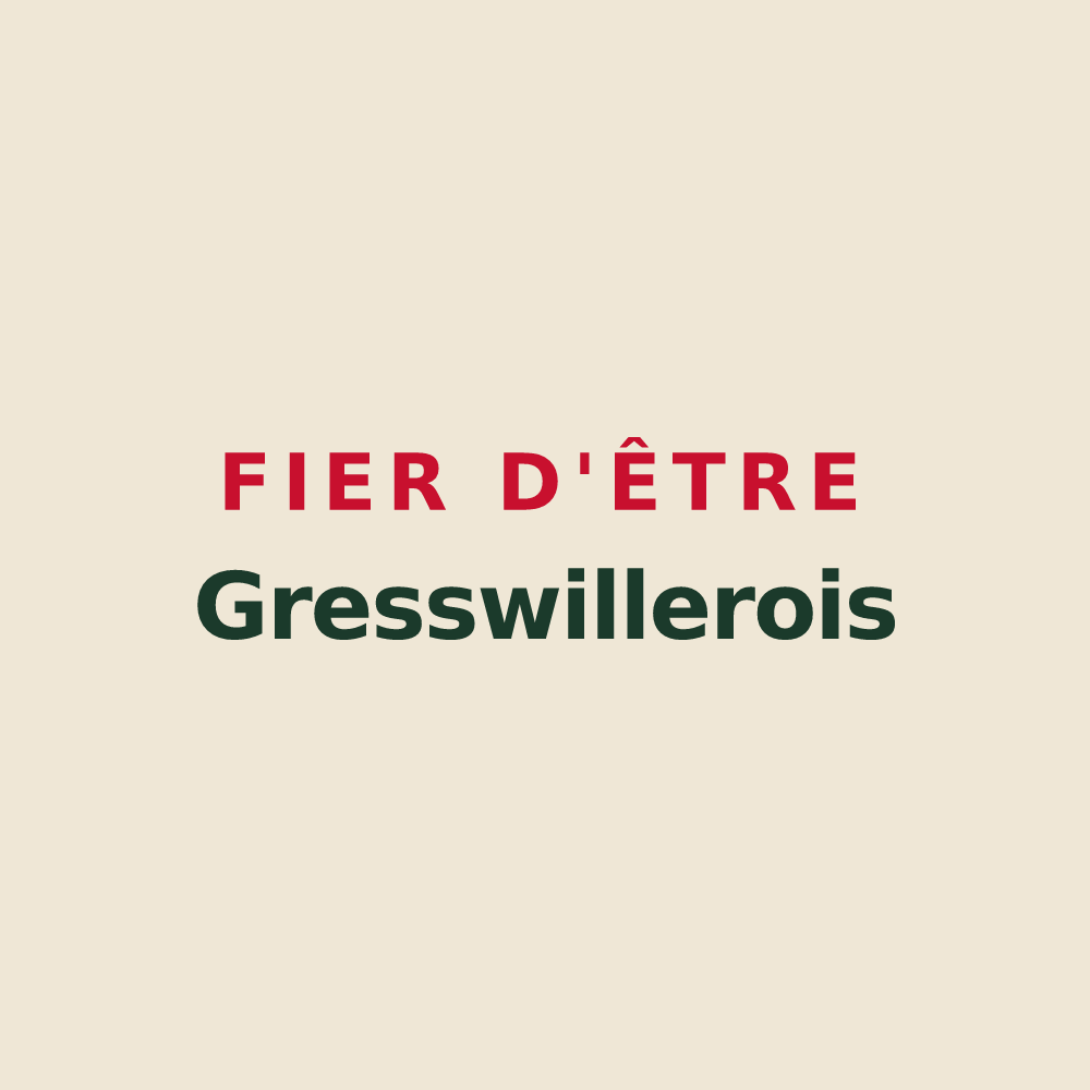 Tote bag « Fier d'être Gresswillerois » — design pour Gresswiller