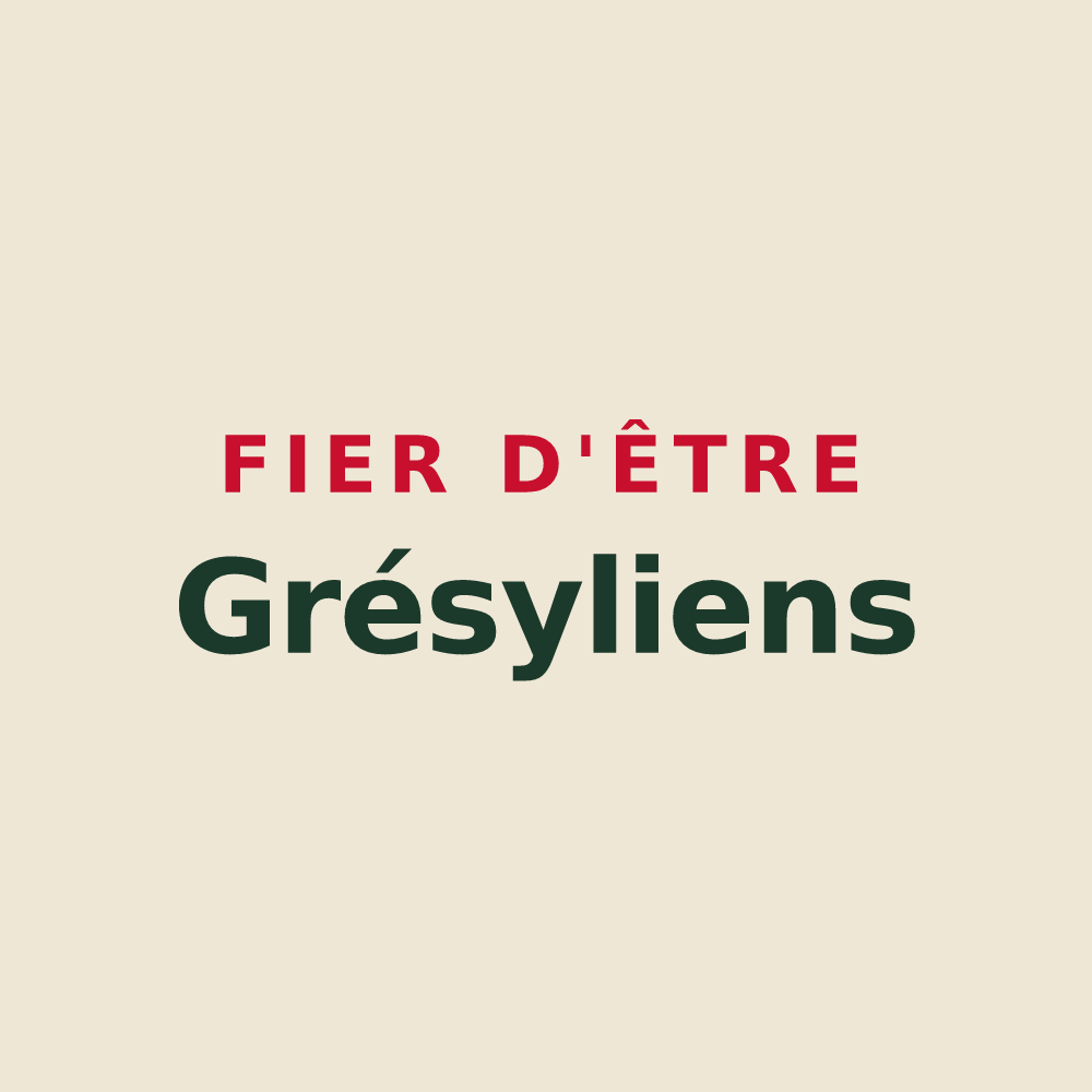 Tote bag « Fier d'être Grésyliens » — design pour Grésy-sur-Aix