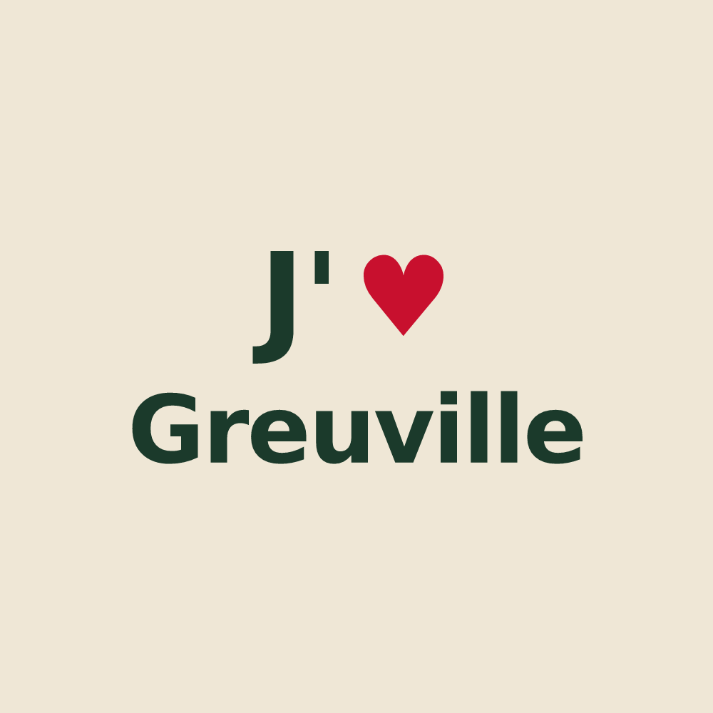 Tote bag personnalisé Greuville — design J'aime Greuville