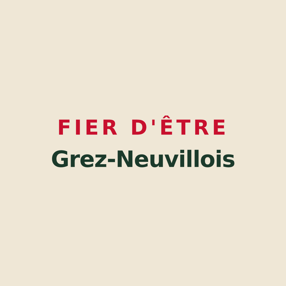 Tote bag « Fier d'être Grez-Neuvillois » — design pour Grez-Neuville