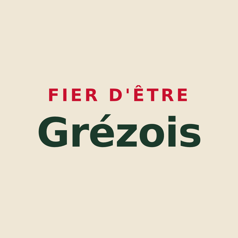 Tote bag « Fier d'être Grézois » — design pour Grez-sur-Loing