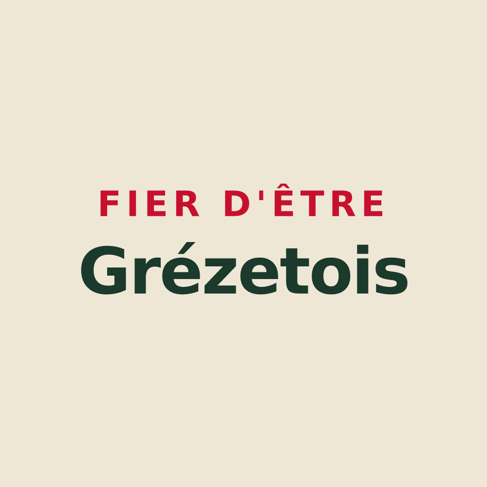 Tote bag « Fier d'être Grézetois » — design pour Grézet-Cavagnan