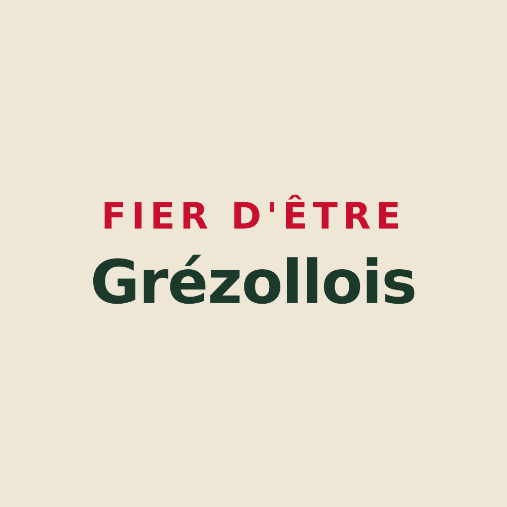 Tote bag « Fier d'être Grézollois » — design pour Grézolles