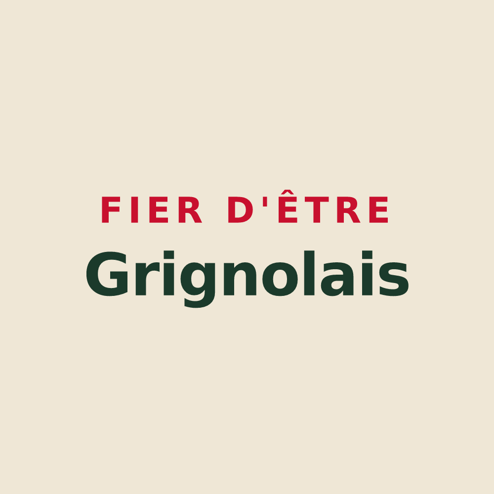 Tote bag « Fier d'être Grignolais » — design pour Grignols